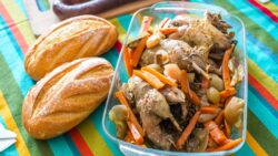 Perdiz en salsa de alcaparras y limón
