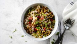Receta de arroz con lentejas y especias marroquíes