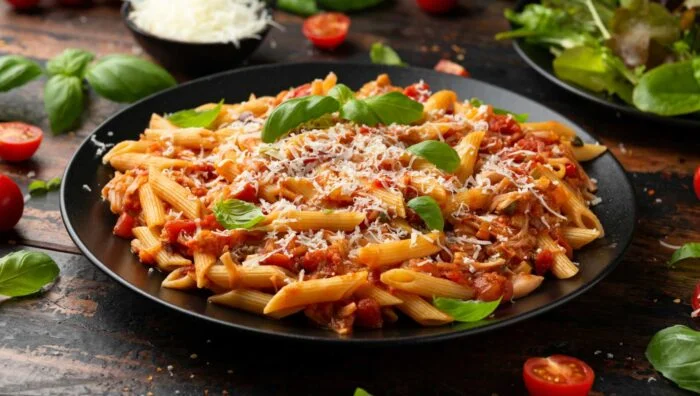 Receta de macarrones con chorizo en freidora de aire