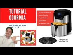✅tutorial de como usar una freidora eléctrica air fryer Gourmia  ?✅
