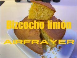 ¡Bizcocho de limón y yogurt en la freidora de aire Cosori Dual Blaze!