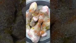 ¿Cómo hacer POLLO Frito Crujiente🍗🍗 enn Freidora de Aire?  ¡Mira ya esta receta Saludable!