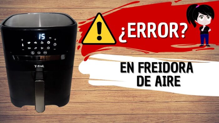 ¿Error ? en la programación de esta freidora-EASY FRY & GRILL