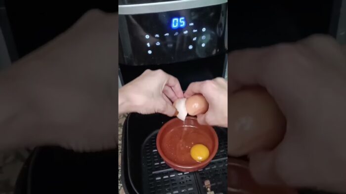 3 Formas de hacer un huevo en la freidora de aire‼️ #huevos #freidoradeaire #receta #recetasfaciles