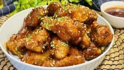 ALITAS BBQ SIN HORNO NI ACEITE | RECETA FÁCIL EN AIR FRYER