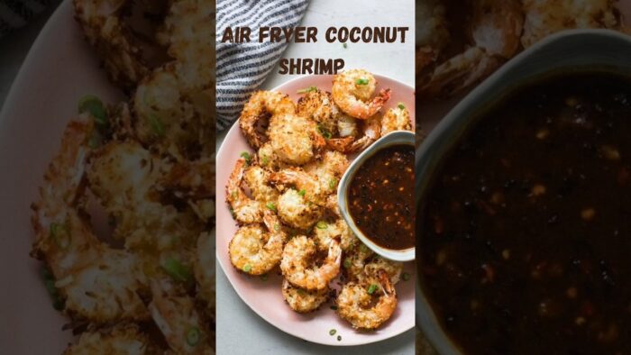 Air Fryer Coconut Shrimp #youtube #youtubeshorts #recipe #food #shorts #shrimp