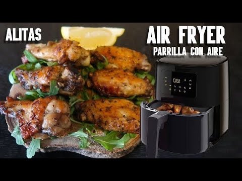 Alita De Pollo En La Freidora De Aire Modo Parilla | Chef Naye