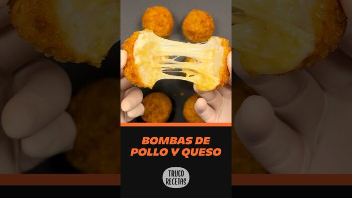 BOMBAS 💣 de POLLO y QUESO para FREIDORA DE AIRE (airfryer)