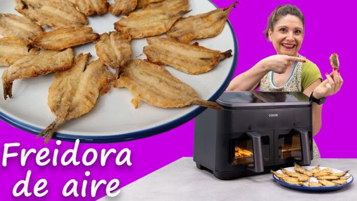 ✅BOQUERONES🐟 al limón🍋 sin freír EN AIR FRYER #freidoradeaire #cosori