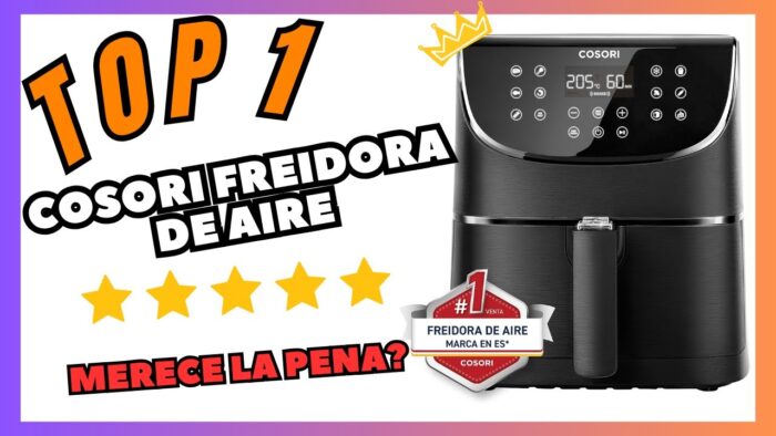 COSORI Freidora de Aire 5 L Air Fryer con 100 Recetas en Español Freidora sin Aceite con13 Funciones
