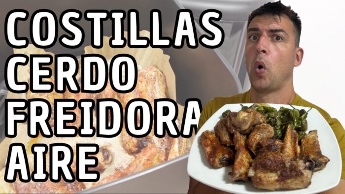 🐖 Cómo HACER COSTILLAS de CERDO en la FREIDORA de AIRE