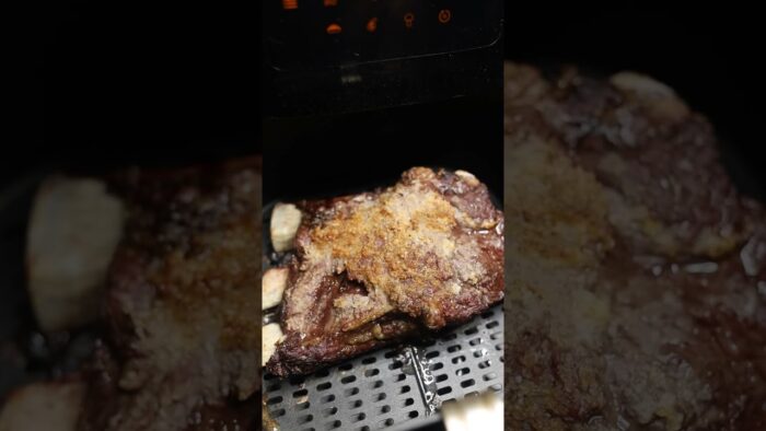 Costilla en la Freidora de Aire 🍖🌬️🔥#costilla #shorts #AirFryer #tutorial  #video #vlog #fyp #carne