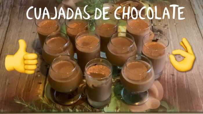 Cuajadas de CHOCOLATE ( en Thermomix ) ¡¡ SÚPER FÁCILES !!