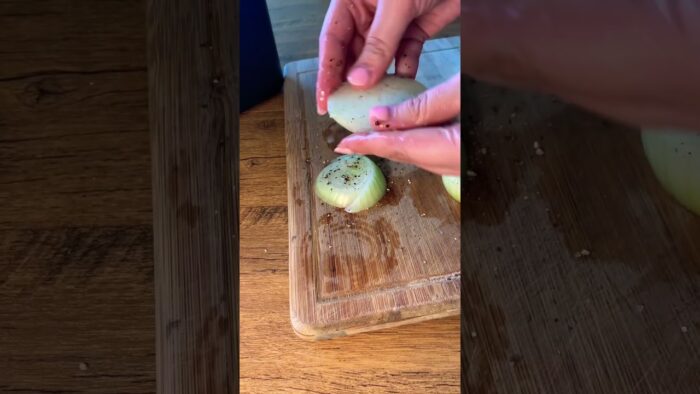 Deliiii!! Cebolla en la freidora de aire 🧅para acompañar cualquier comida