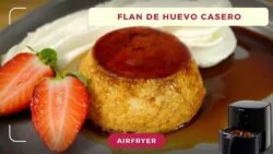 FLAN de HUEVO en #airfryer 🍮 POSTRE rápido y fácil en FREIDORA DE AIRE 🔥💨