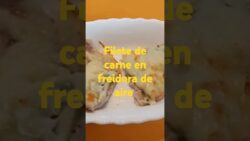 Filetes de carne en freidora de aire. #recetas#freidoradeaire