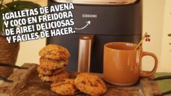 Galletas de avena y coco en freidora de aire: ¡Receta FÁCIL y DELICIOSA para principiantes!