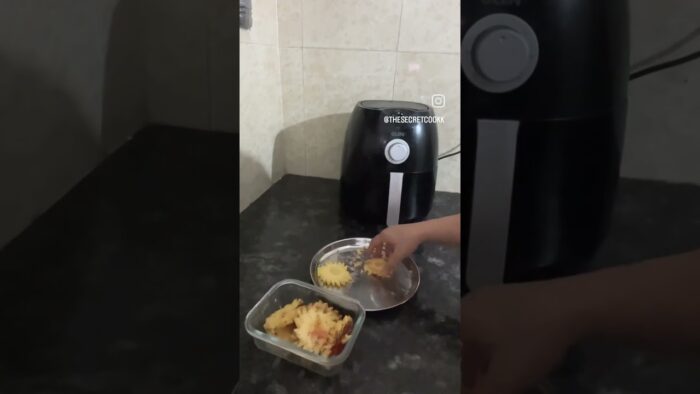 Grilled pineapple recipe in airfryer #airfryer #barbequegrill #grill #pineapple #receipevideo