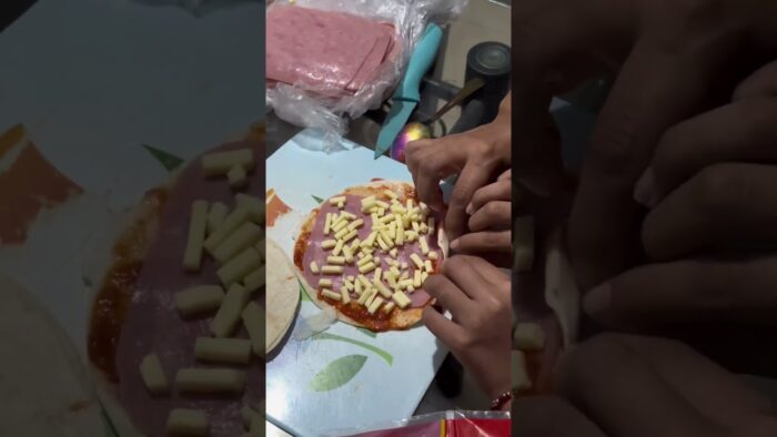 Hice tipo pizzitas en la freidora de aire que me gané en Shein #videocorto #recetasfaciles #pizza