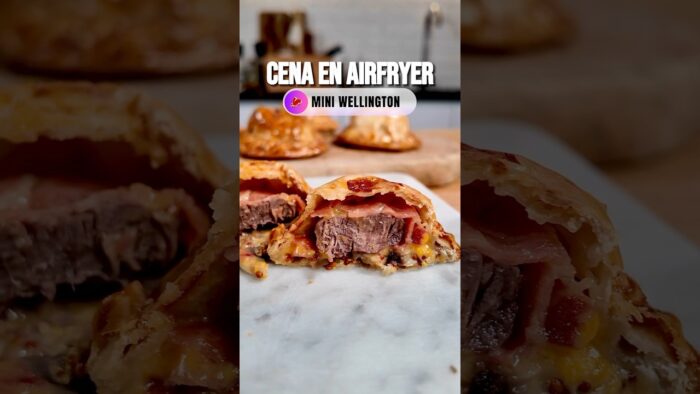 IDEA DE CENA EN AIRFRYER – MINI SOLOMILLO WELLINGTON #receta #freidoradeaire #recetas #airfryer