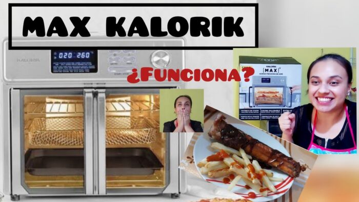 MAX KALORIK 🔴¿Funciona?¿Vale la pena?😃😠🥴¿Qué quieres que cocine con la MAX KALORIK?#maggieglezz🤷♀️
