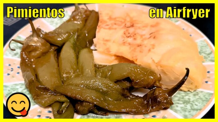 ✅ Pimientos Fritos en Freidora de Aire // Receta Fácil y Rápida 😋👍