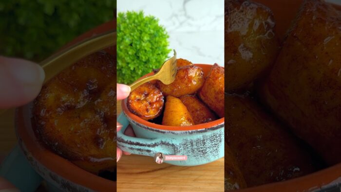 Plátano maduro al “caldero” en airfryer 12 minutos #tips #recipe #reels #easy #recetas #airfryer