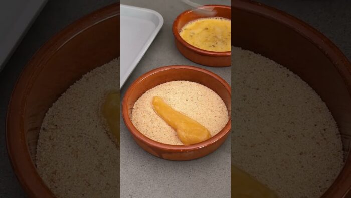 Pollo rebozado en freidora de aire #shorts #recetasfaciles