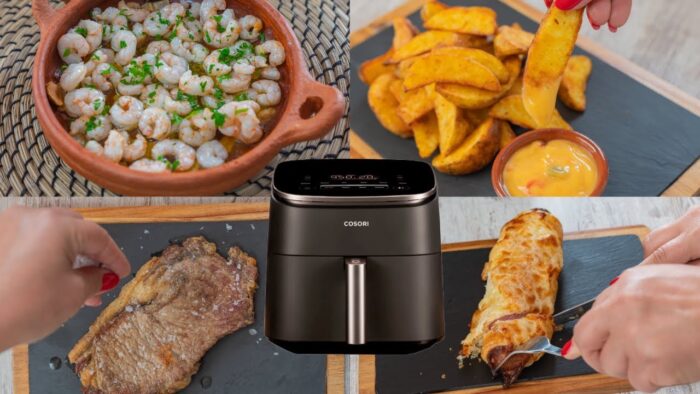 Probando la freidora de aire COSORI TURBO BLAZE. Paraíso de Sabores