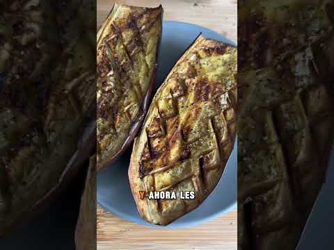 Receta Air fryer: Berenjenas 🍆 rellenas. #food #recetas #airfryer #comida