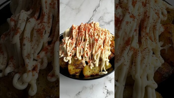 Receta de Patatas Cítricas con Ajo y Limón en Airfryer y Mayonesa de Limón #shorts #recetas