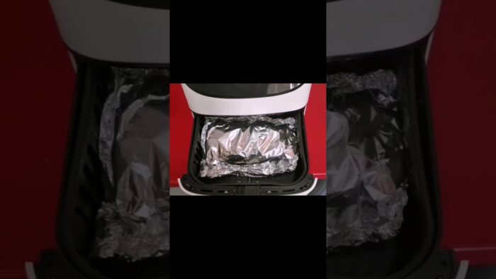 Rulo de Lomo en Salsa, Freidora de Aire. #shorts