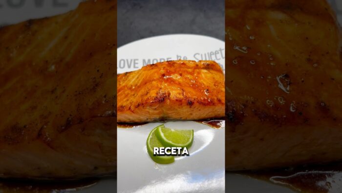 SALMÓN CON MIEL Y NARANJA EN FREIDORA DE AIRE #recetas #recien #diet #saludable