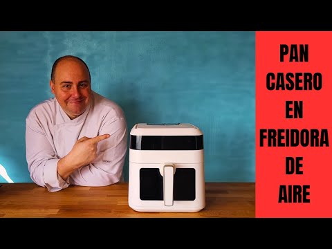 ✅Te enseño a hacer una RECETA DE PAN CASERO FÁCIL EN FREIDORA DE AIRE (air fryer)💪