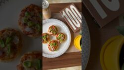 Yummy Mini Pizza in Air Fryer #airfryer #pizza #airfryerrecipes #snacksrecipe
