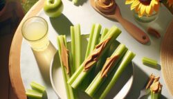 Palitos de apio con crema de cacahuete: un snack perfecto para el verano