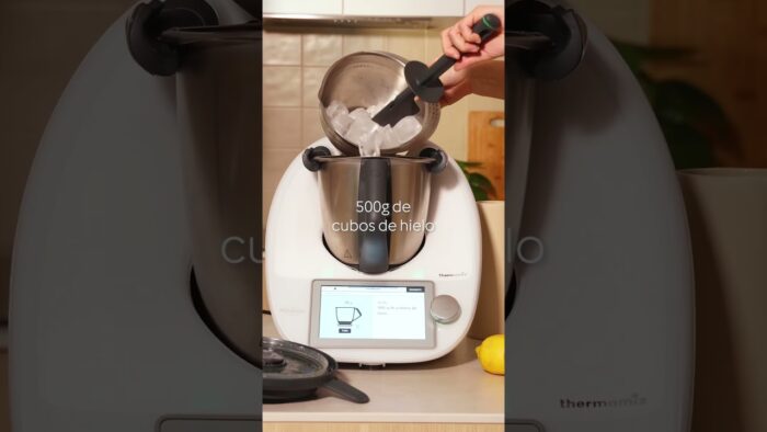 ¡Fácil y rápido! Así es la receta del granizado de limón. #thermomix #cookidoo #recetas