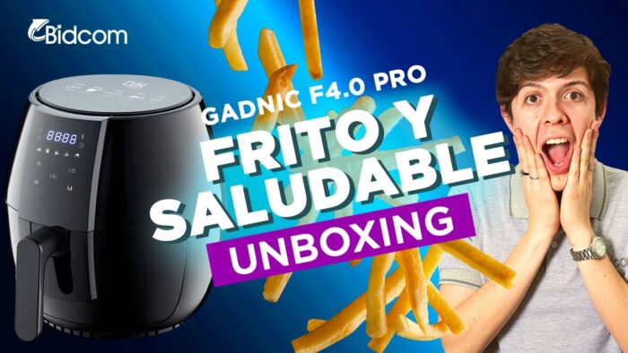 ¡Frito y saludable! 😳🤯 Con la nueva Freidora de Aire Gadnic Sin Aceite F 4.0 Pro 4lt – Unboxing