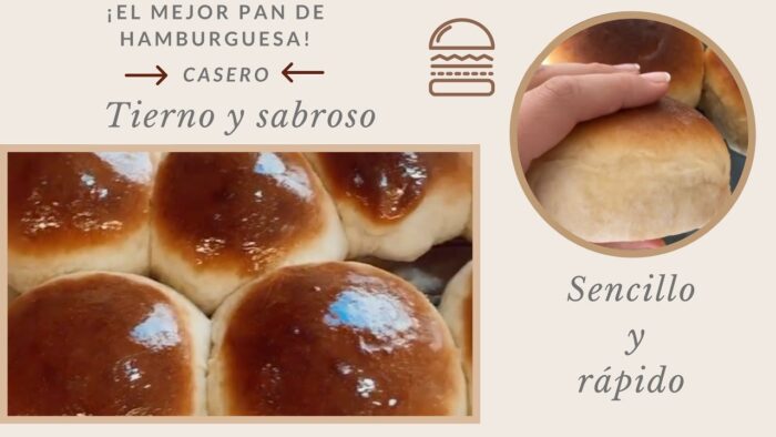 ¿Cómo hacer pan de hamburguesa? 🍔 Tipo brioche con Thermomix®️ ¡Riquísimo y super fácil!