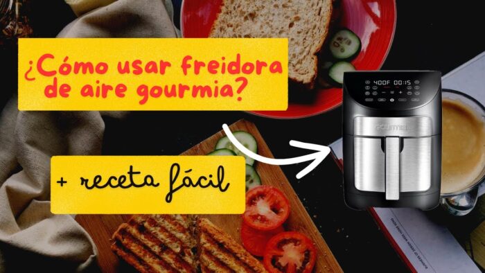 ¿Cómo usar freidora de aire gourmia? + receta fácil.