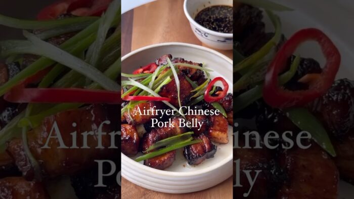 Air Fryer Chinese Pork Belly đĨ #airfryer #chinese #porkbelly #pork #recipe #recipes #shorts