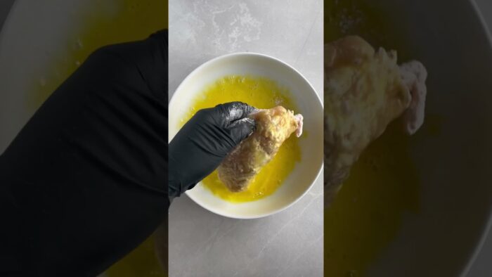 Air fryer chicken katsu recipe #asmr
