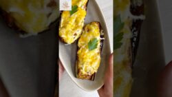 BERENJENAS 🍆 RELLENAS en la FREIDORA DE AIRE, receta rápida y deliciosa #cocinaespañola #recetas