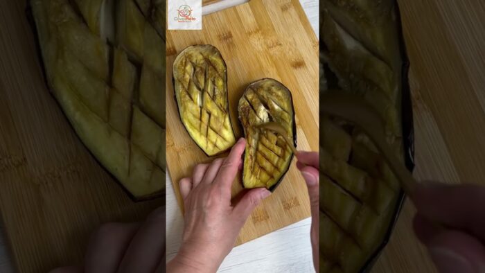 BERENJENAS 🍆 RELLENAS en la FREIDORA DE AIRE, sencillas y deliciosas #cocinaespañola #recetas