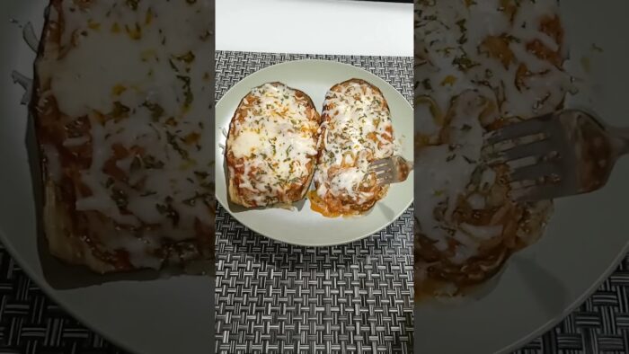 😱Berenjenas rellenas de atún en freidora de aire, una gozada de receta, sencilla y sana🤤🤤 #airfryer