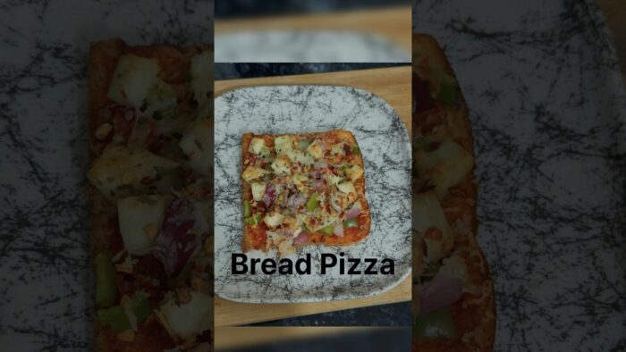 Bread Pizza/# mini bread Pizza/#short video/#Air fryer recipe#homemade food