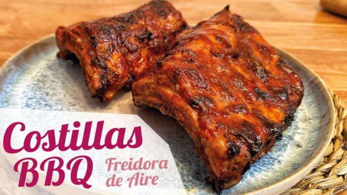 COSTILLAS BBQ EN FREIDORA DE AIRE