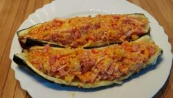 Calabacines rellenos en Airfryer.