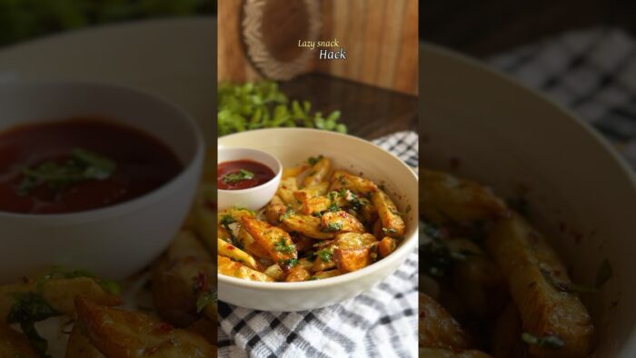 Chilli oil Potato wedges Recipe | Airfryer recipes