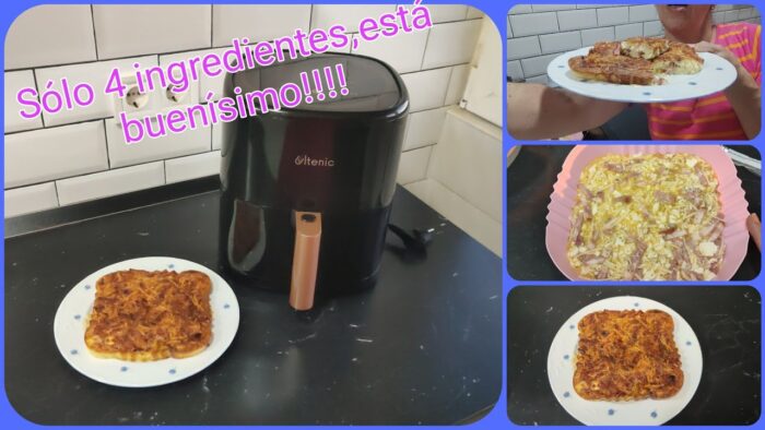 Con solo 4 ingredientes,ESTA MUY BUENO!!! en freidora de aire 😍
